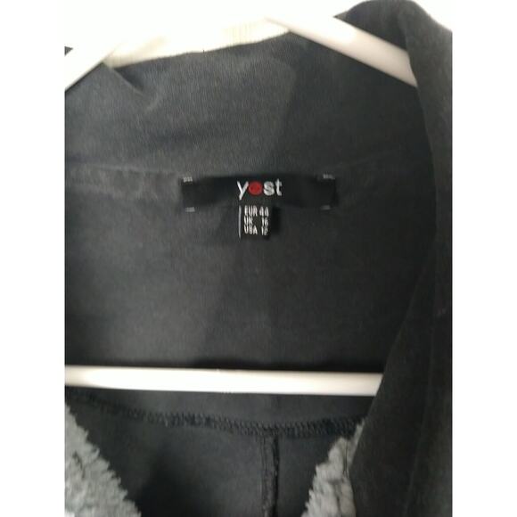 Yest Woman 12 Jacket Lightweight Collared Snap Zip Pocket Casual Y2K Grunge - Picture 6 of 9